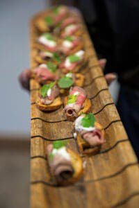 Photo of Appetizer at Custom Offsite Event in Sonoma Valley