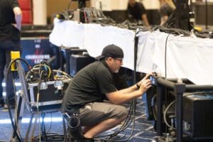 Photo of Audio Visual set up