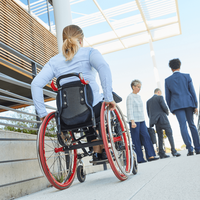 Wheel chair ramp accessible