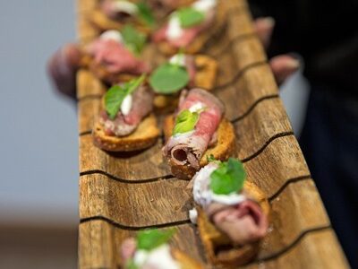 Photo of Appetizer at Custom Offsite Event in Sonoma Valley