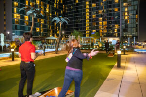 Corn Hole at Marriott Marquis, private event