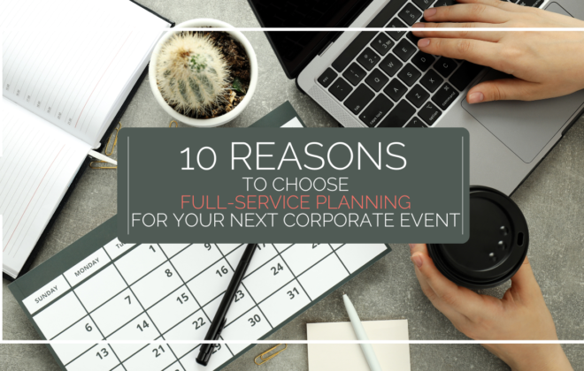 Photo of an office with the headline: 10 reasons to choose full-service planning