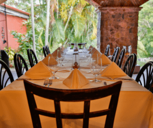 Board Retreat (Incentive-style) in the Virgin Islands, offsite restaurant event to celebrate guests in St. Thomas